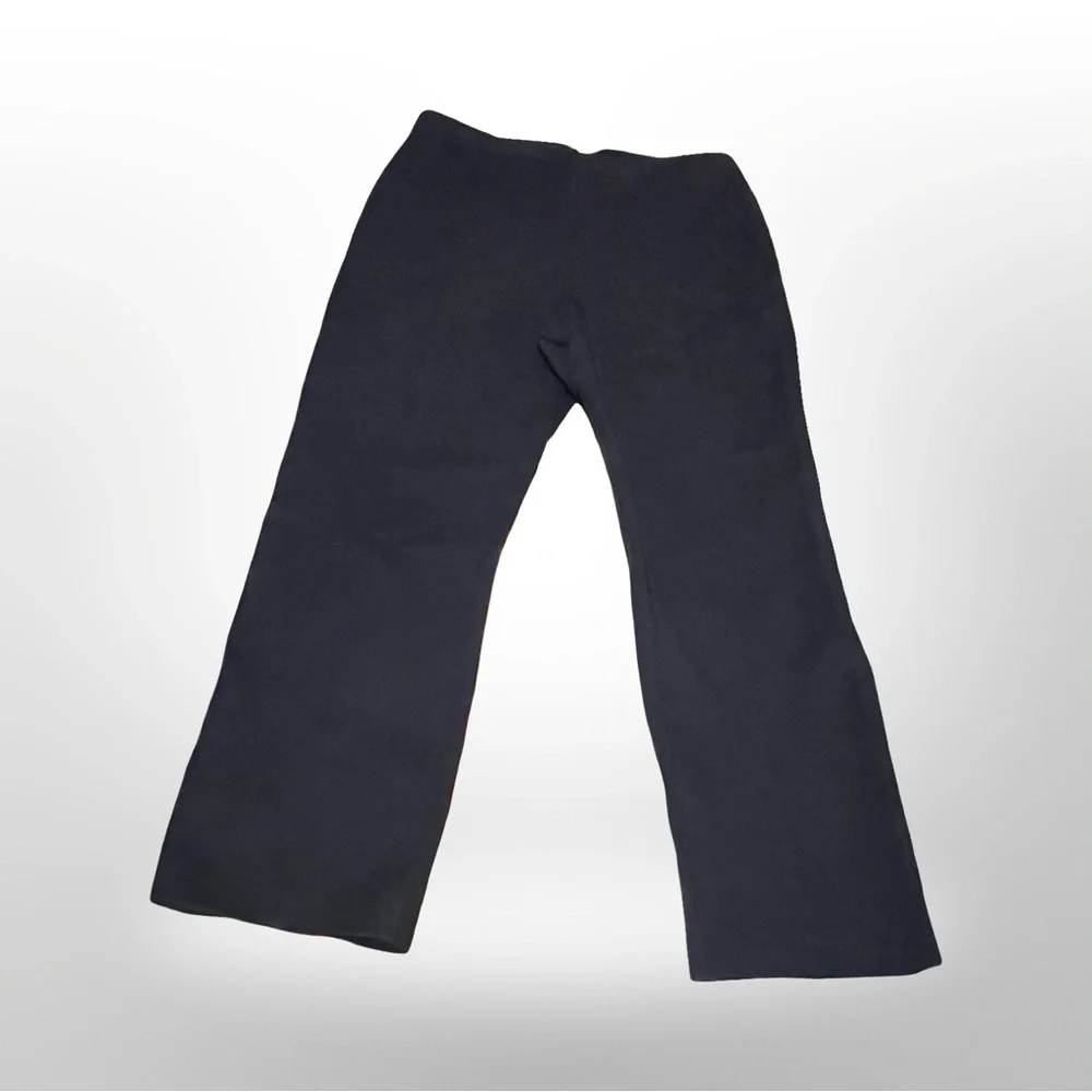 Tory Burch Capri Pants black straight‎ leg cropped size 10